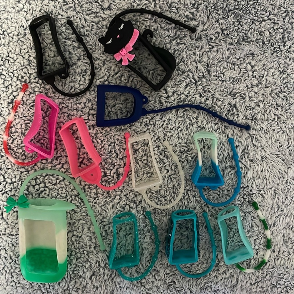 10 Bath and Body Works Holders and One Non-Bath and Body Works Hand Gel Holder